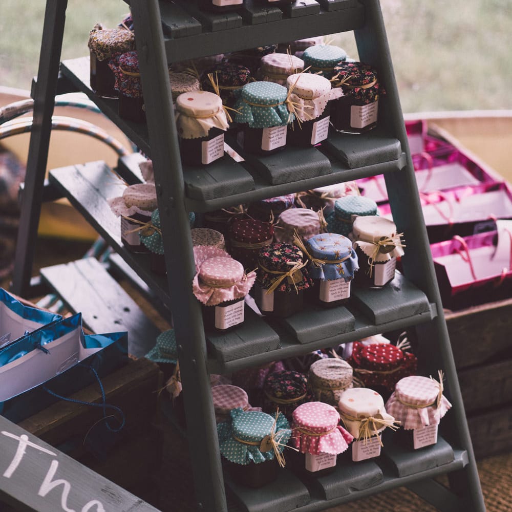 Jam Jar Wedding Favours