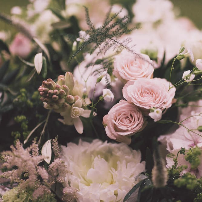 Blush Pink Wedding Flowers