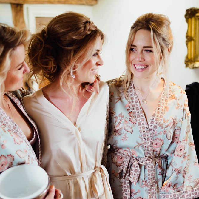 Bridal Preparations | Outdoor Wedding at Dewsall Court Oxfordshire | Claudia Rose Carter Photography | Costa Sister Productions