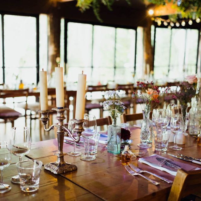 Table Decor | Outdoor Wedding at Dewsall Court Oxfordshire | Claudia Rose Carter Photography | Costa Sister Productions