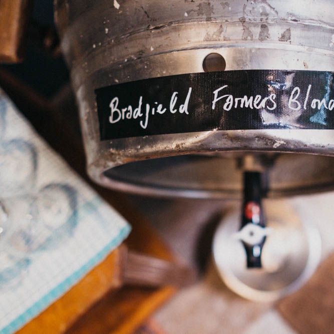 Self Portrait Bride For A Rustic Wedding At The Gathering Edale With Bridesmaids In Navy & Images From Claudia Rose Carter