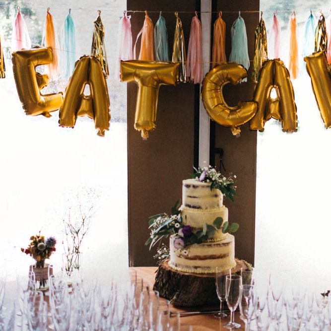 EAT CAKE Balloons For Wedding