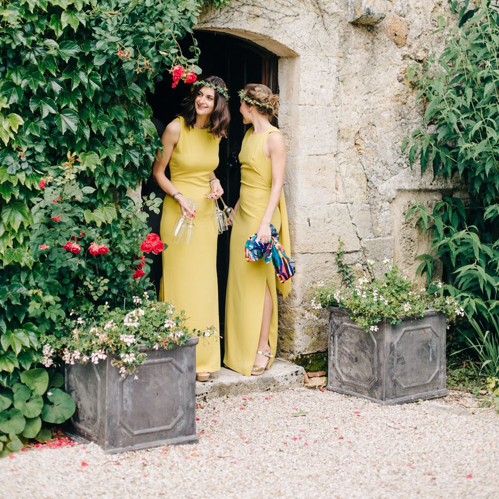 Mustard Yellow Bridesmaids Dresses from Whistles