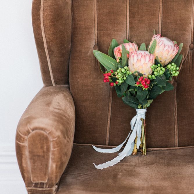 Protea Wedding Bouquet