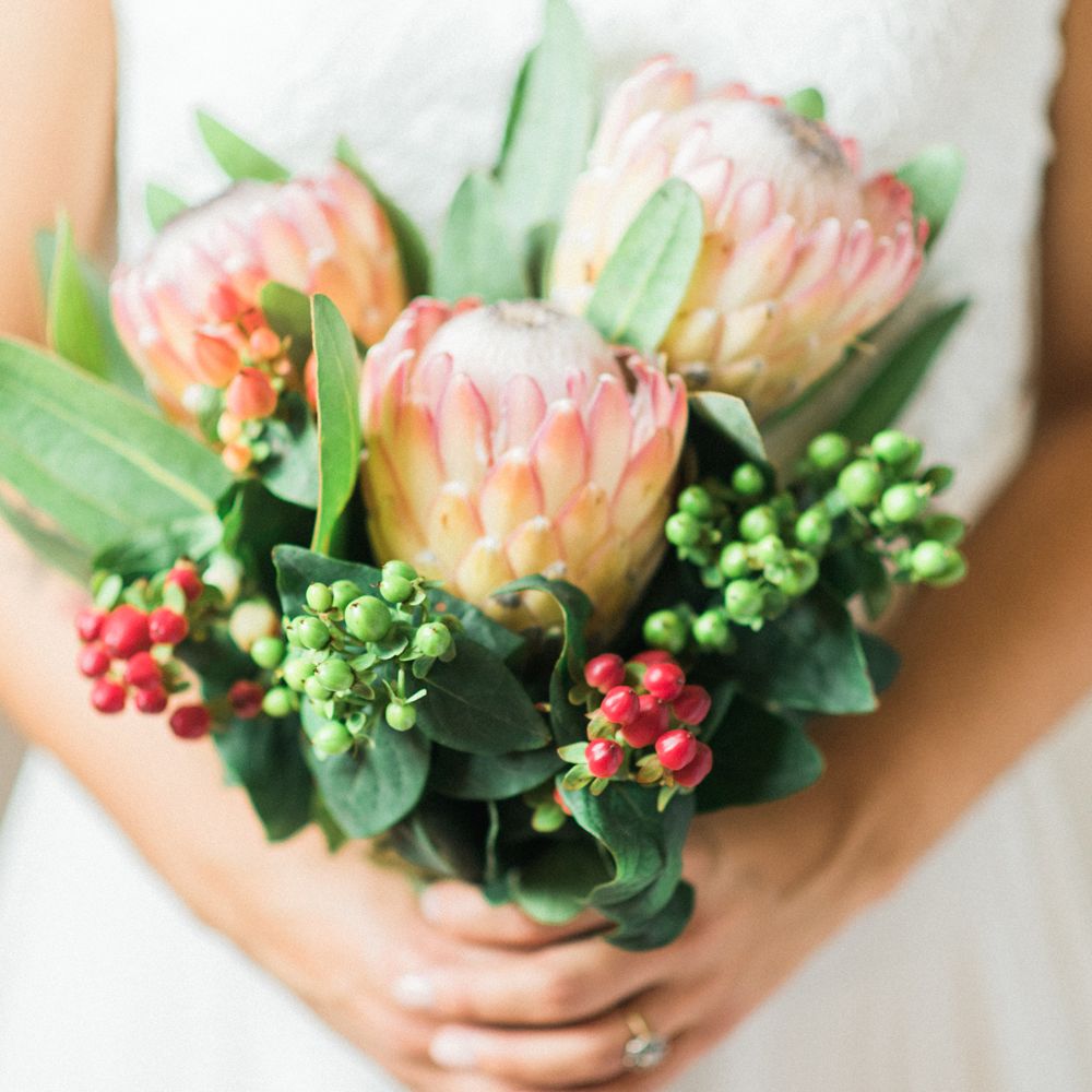 Protea Wedding Bouquet