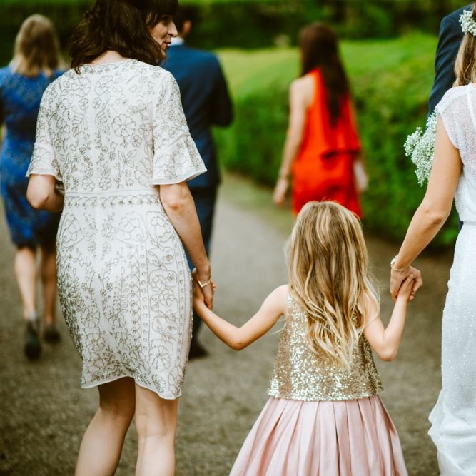 Bride & Flower Girl