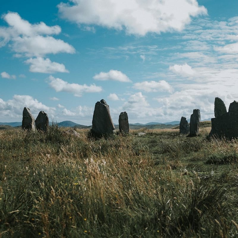 Isle Lewis Outer Hebrides Standing Stones