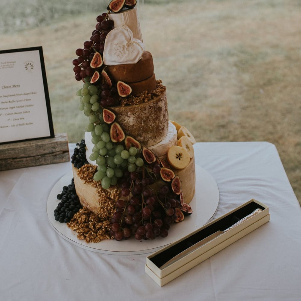 Cheese Tower Wedding Cake