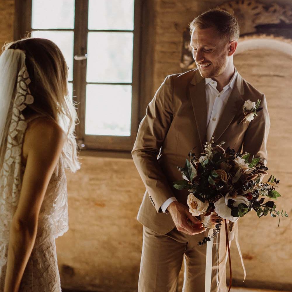 Bride &amp; Groom First Look