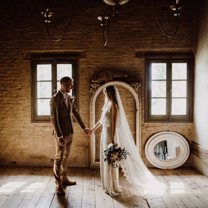 Bride &amp; Groom First Look