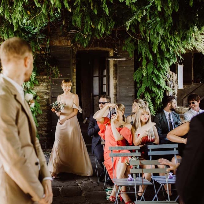 Rustic Wedding In Italy At Locanda Rosa Rosae With Intimate Candle Lit Dinner &amp; Bride In Mango Dress With Veil By AM Faulkner With Images From Alen Karupovic