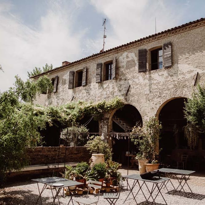 Rustic Wedding In Italy At Locanda Rosa Rosae With Intimate Candle Lit Dinner &amp; Bride In Mango Dress With Veil By AM Faulkner With Images From Alen Karupovic