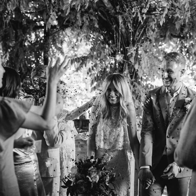 Rustic Wedding In Italy At Locanda Rosa Rosae With Intimate Candle Lit Dinner &amp; Bride In Mango Dress With Veil By AM Faulkner With Images From Alen Karupovic