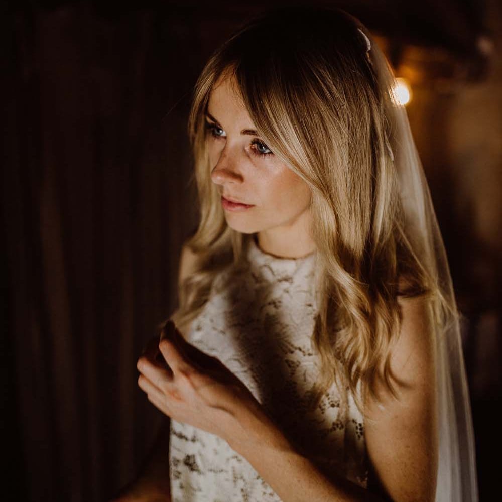 Beautiful Bride In Mango Highstreet Wedding Dress