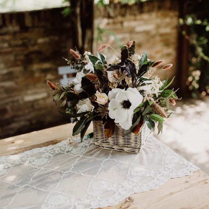 Rustic Wedding In Italy At Locanda Rosa Rosae With Intimate Candle Lit Dinner &amp; Bride In Mango Dress With Veil By AM Faulkner With Images From Alen Karupovic