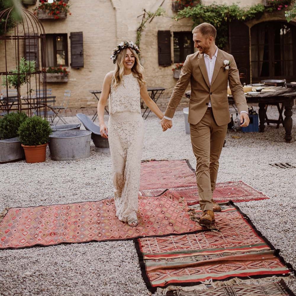 Bride & Groom Destination Wedding In Italy