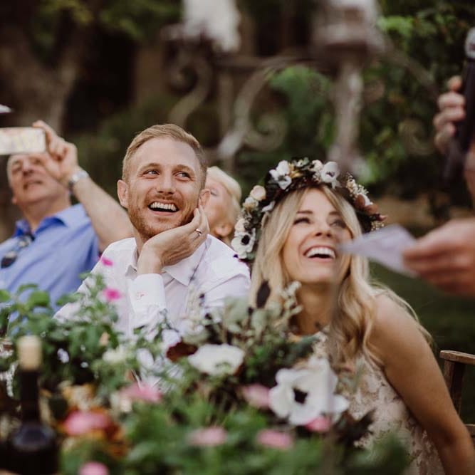 Rustic Wedding In Italy At Locanda Rosa Rosae With Intimate Candle Lit Dinner & Bride In Mango Dress With Veil By AM Faulkner With Images From Alen Karupovic