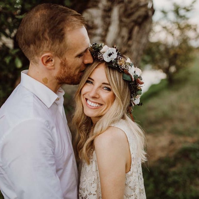Rustic Wedding In Italy At Locanda Rosa Rosae With Intimate Candle Lit Dinner & Bride In Mango Dress With Veil By AM Faulkner With Images From Alen Karupovic