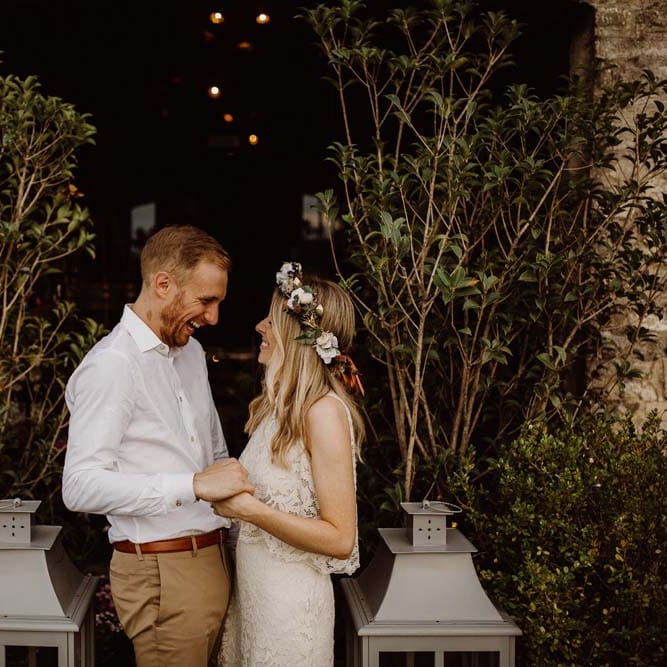 Rustic Wedding In Italy At Locanda Rosa Rosae With Intimate Candle Lit Dinner & Bride In Mango Dress With Veil By AM Faulkner With Images From Alen Karupovic