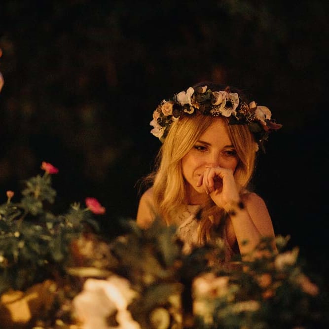 Rustic Wedding In Italy At Locanda Rosa Rosae With Intimate Candle Lit Dinner & Bride In Mango Dress With Veil By AM Faulkner With Images From Alen Karupovic