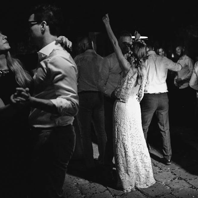 Rustic Wedding In Italy At Locanda Rosa Rosae With Intimate Candle Lit Dinner & Bride In Mango Dress With Veil By AM Faulkner With Images From Alen Karupovic