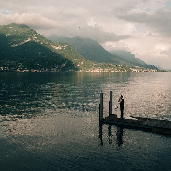 Bride & Groom | Bellagio Lake Como Wedding Venue | Jason Mark Harris Photography | Harris Films