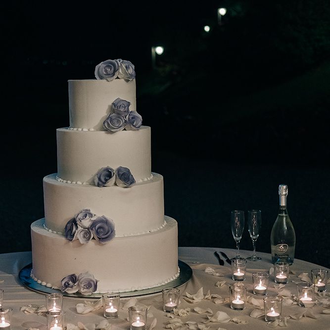 Elegant Four Tier Wedding Cake | Jason Mark Harris Photography | Harris Films