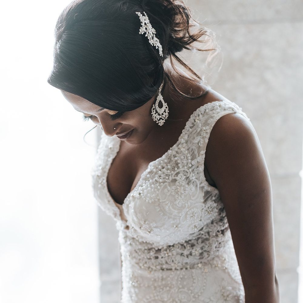 Beautiful Bride In Riki Dalal Couture Wedding Gown