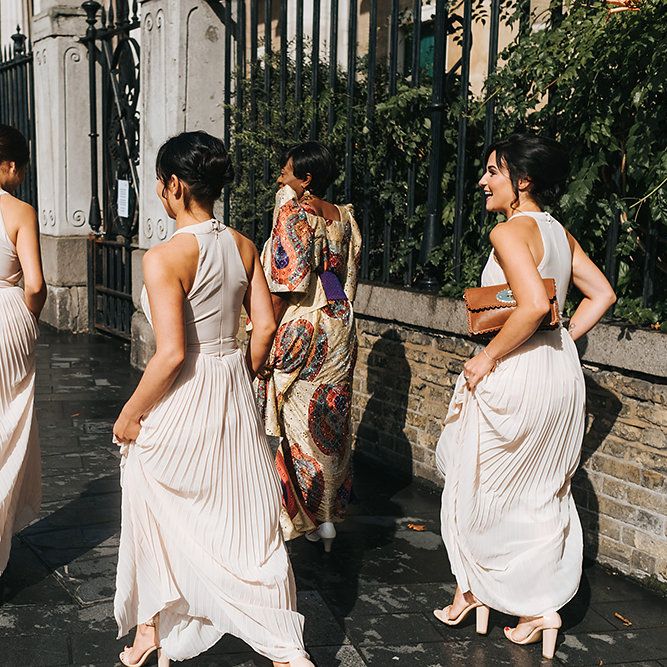 Stylish London Restaurant Wedding With Wild & Oversized Floral Arrangements By Aesme With Bride In Riki Dalal & Groom In Burgundy Suit By Paul Smith Planned & Styled By Knot & Pop With Images From Miss Gen