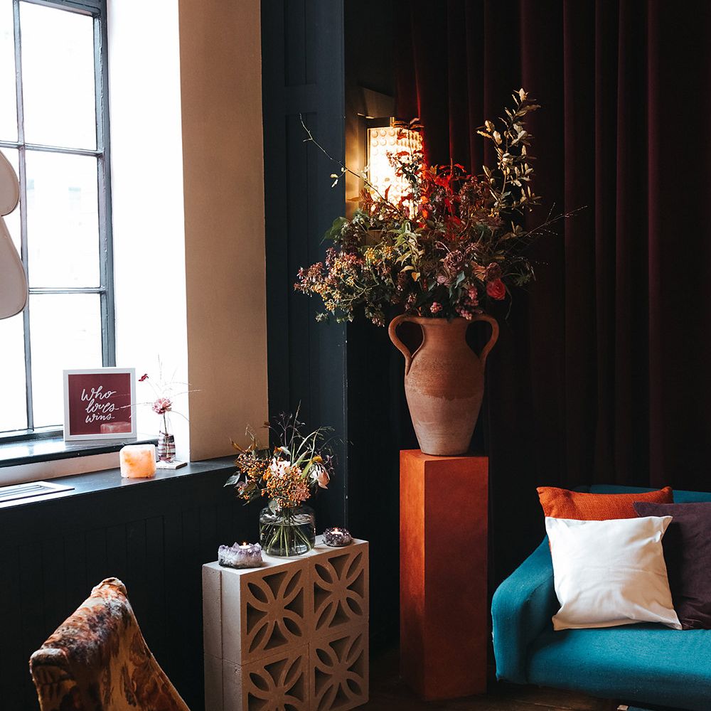 Relaxed London Wedding With Gold Accents Rich Autumnal Tones & Tapered Candles