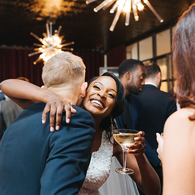 Relaxed London Wedding With Gold Accents Rich Autumnal Tones & Tapered Candles