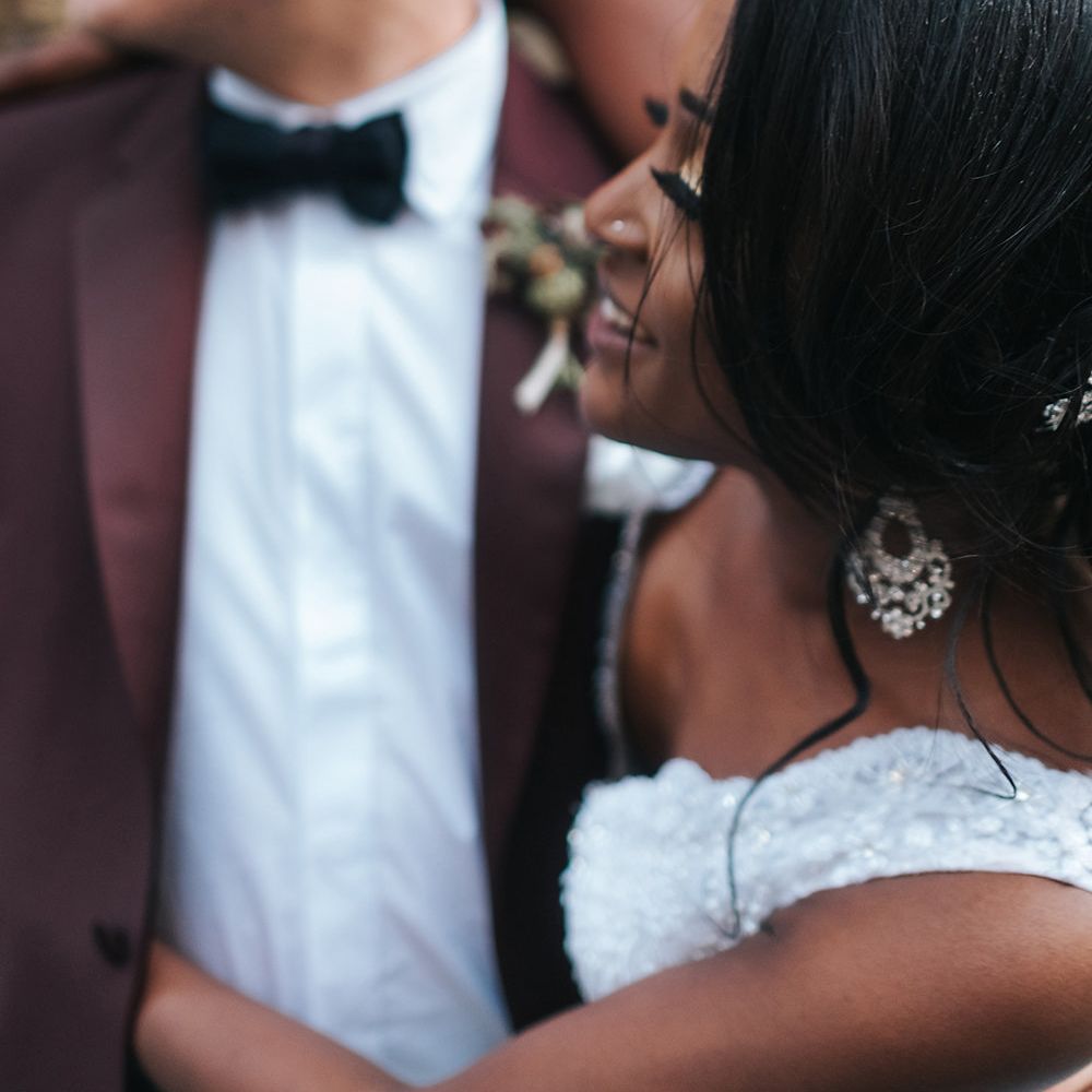 Stylish London Restaurant Wedding With Wild & Oversized Floral Arrangements By Aesme With Bride In Riki Dalal & Groom In Burgundy Suit By Paul Smith Planned & Styled By Knot & Pop With Images From Miss Gen