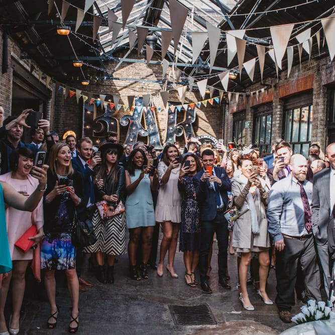 Industrial Wedding Venue London MC Motors