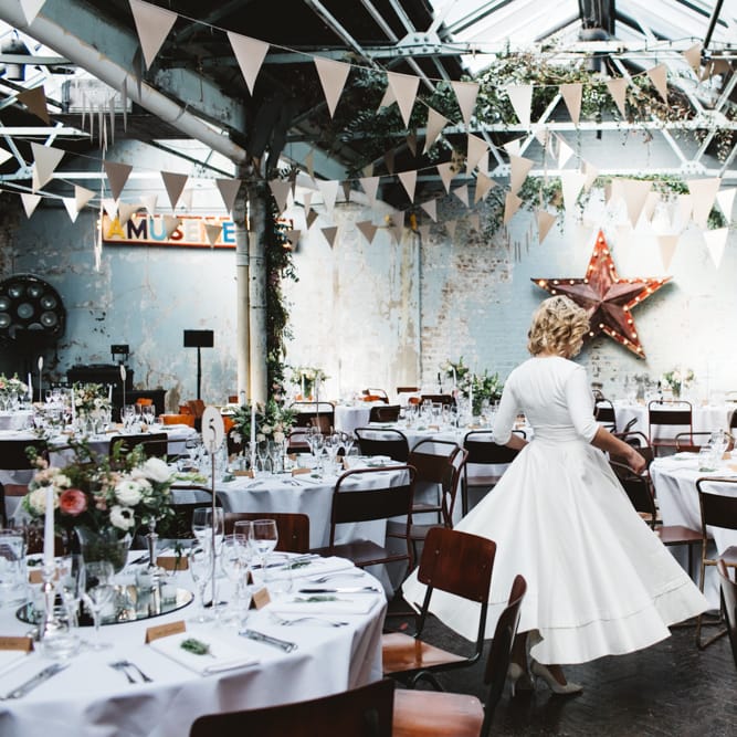 Industrial Wedding Venue London MC Motors