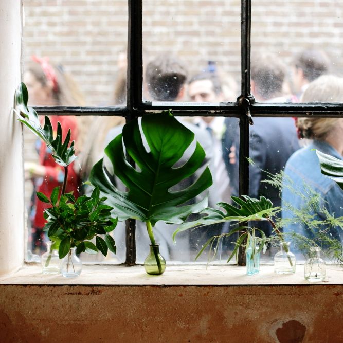 Botanical Greenery Foliage Wedding Decor | Dasha Caffrey Photography