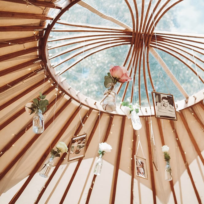 Yurt Wedding With Bride In Houghton & Images From Lemonade Pictures