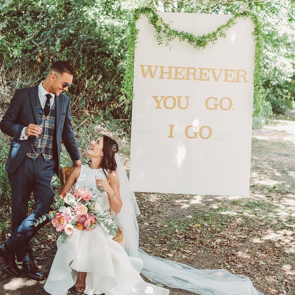 Yurt Wedding With Bride In Houghton & Images From Lemonade Pictures