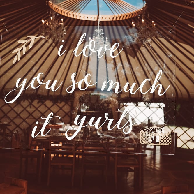 Yurt Wedding With Bride In Houghton & Images From Lemonade Pictures