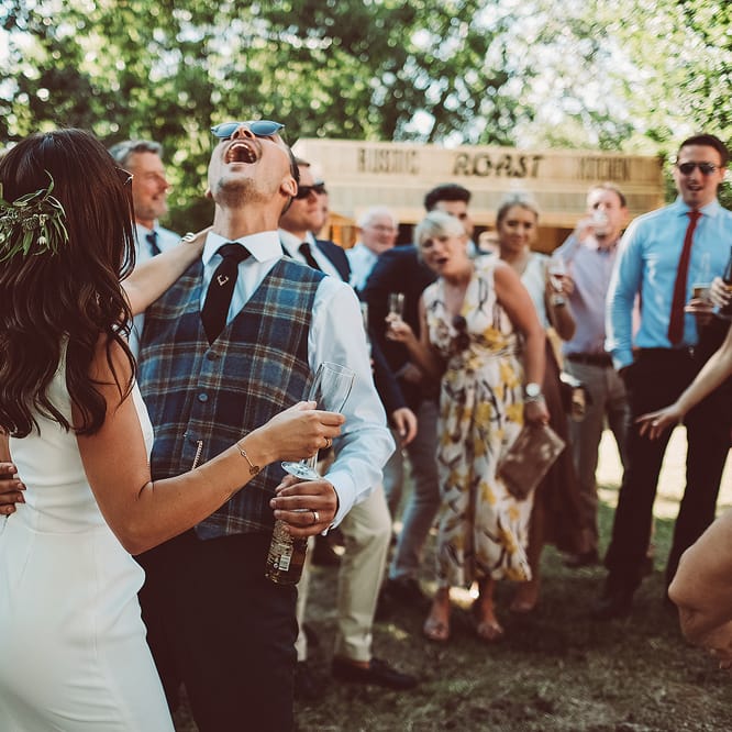 Yurt Wedding With Bride In Houghton & Images From Lemonade Pictures