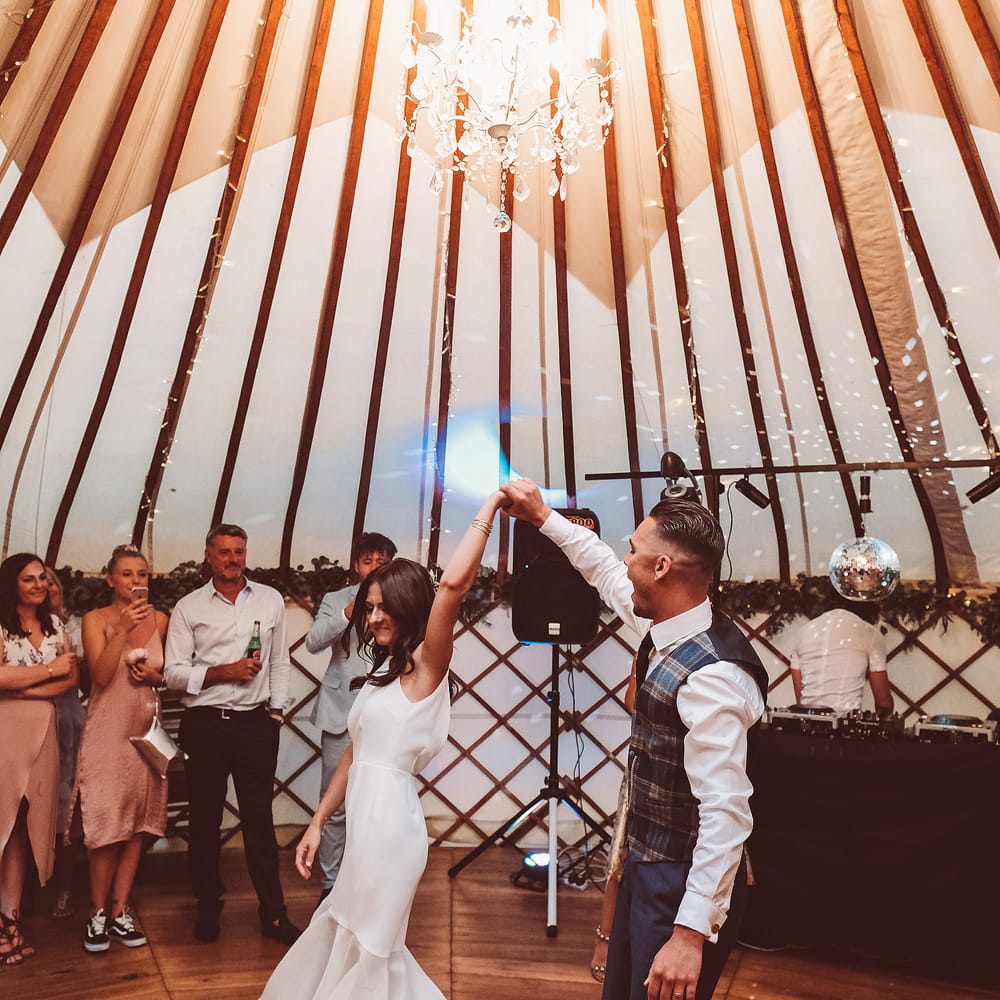 Yurt Wedding With Bride In Houghton & Images From Lemonade Pictures