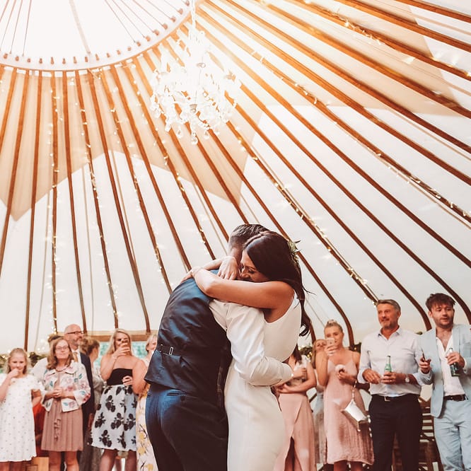 Yurt Wedding With Bride In Houghton & Images From Lemonade Pictures