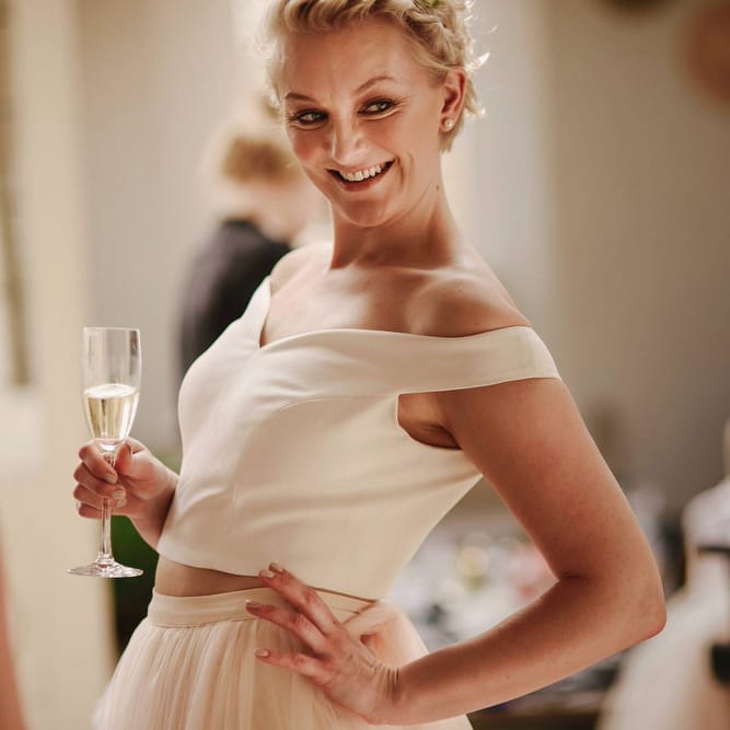 Bridesmaids in Tulle Skirt & Top Separates | Andy Gaines Photography | Thompson Granger Films