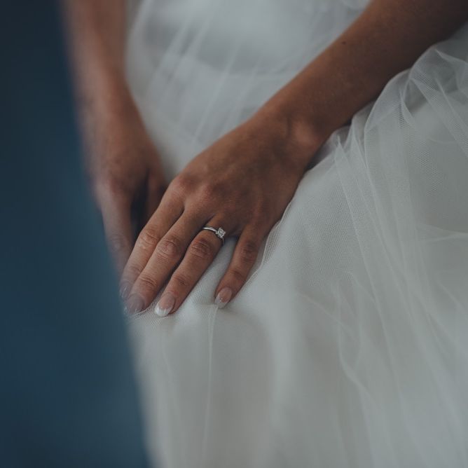 Beautiful Bride Getting Ready