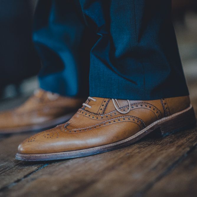 Groom In Brown Brogues