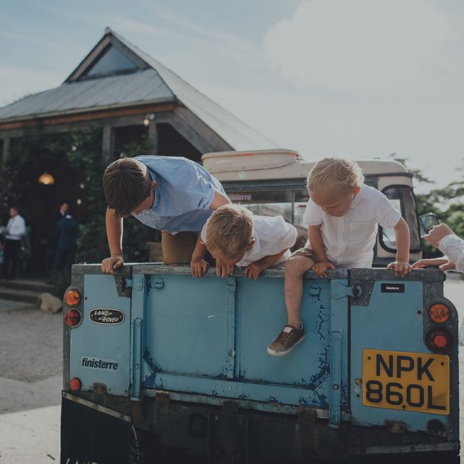 Vintage Land Rover Wedding