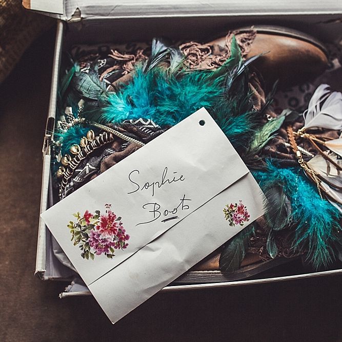 Bride in Leather Ankle Boots