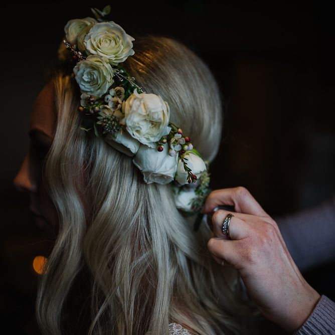 Bride In Flower Crown