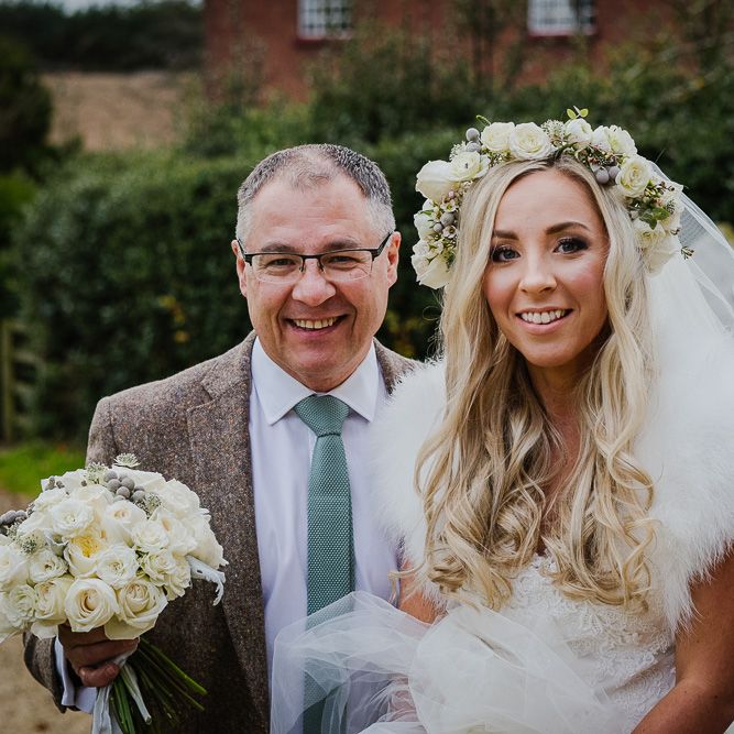 Winter Wedding At Curradine Barns With Bride In Pronovias