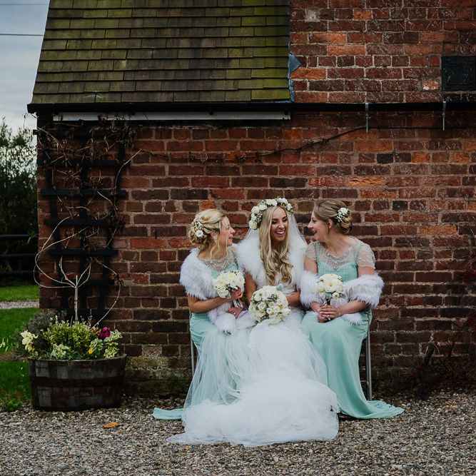 Bridesmaids In Mint Green