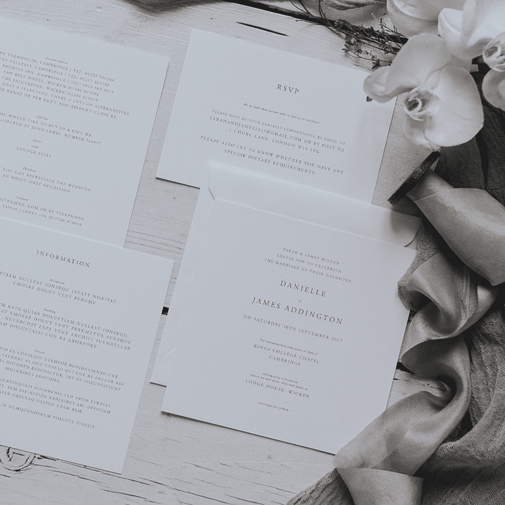 Timeless Wedding Stationery | Summer Styling Redefined | Stationery by <a href="https://www.lilacandwhite.com" rel="noopener" target="_blank">Lilac & White</a>